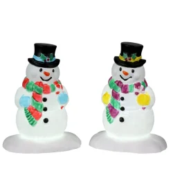 LEMAX Pupazzi Di Natale Illuminati - Holly Hat Snowman
