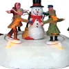 LEMAX Pupazzo Di Neve Con Bambini - The Merry Snowman