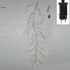 * Ramo Argento Con 300 Led Flash Bianco Caldo 160Cm