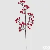 * Ramo Di Ilex Con Bacche Rosse H58Cm