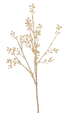 * Ramo Oro Con Bacche 68,5Cm
