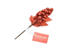 * Ramo Rosso Natalizio Glitterato