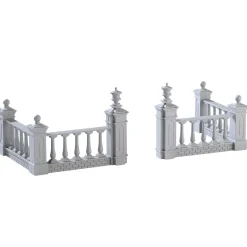 LEMAX Recinto Della Piazza - Plaza Fence Set Da 4