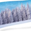 MYVILLAGE Sfondo Poster Foresta Innevata 150X75Cm
