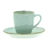 * Tazza Da Caffe' Con Piattino Concerto Te'Verde