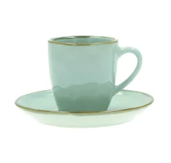 * Tazza Da Caffe' Con Piattino Concerto Te'Verde