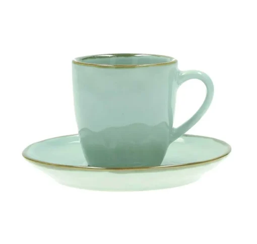 * Tazza Da Caffe' Con Piattino Concerto Te'Verde
