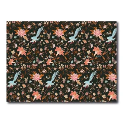 * Tovaglietta Americana Uccelli Azzurri 45X30Cm