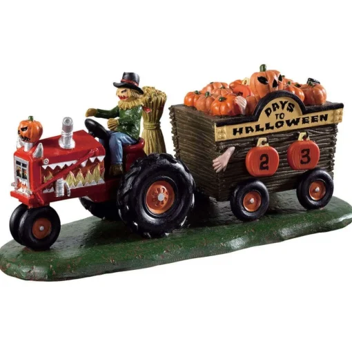 LEMAX Trattore Con Zucche - Pumpkin Haul Countdown