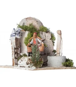 MORANDUZZO LANDI Uomo Al Pozzo Con Movimenti 15X18Cm