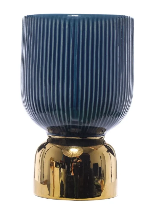 * Vaso Ceramica 16X16X27Cm Blu
