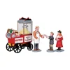 LEMAX Venditore Di Popcorn - Popcorn Seller, Set Of 4